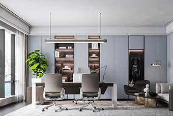 文昌轻奢风格-书房