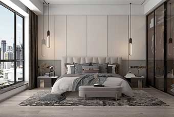 文昌现代风格-卧室