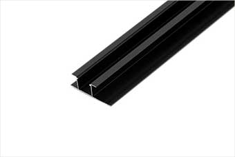 文昌航空纤维墙咔铝合金带灯中条（哑黑氧化）