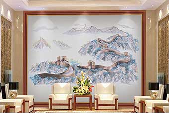 文昌森佰汇航空纤维墙咔（唯我中华）