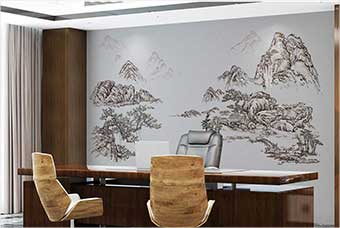 文昌森佰汇航空纤维墙咔（山水之间）